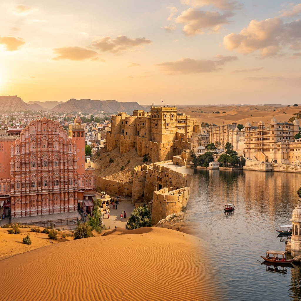 A Comprehensive Guide to Majestic Rajasthan: Jaipur to Udaipur Desert Expedition